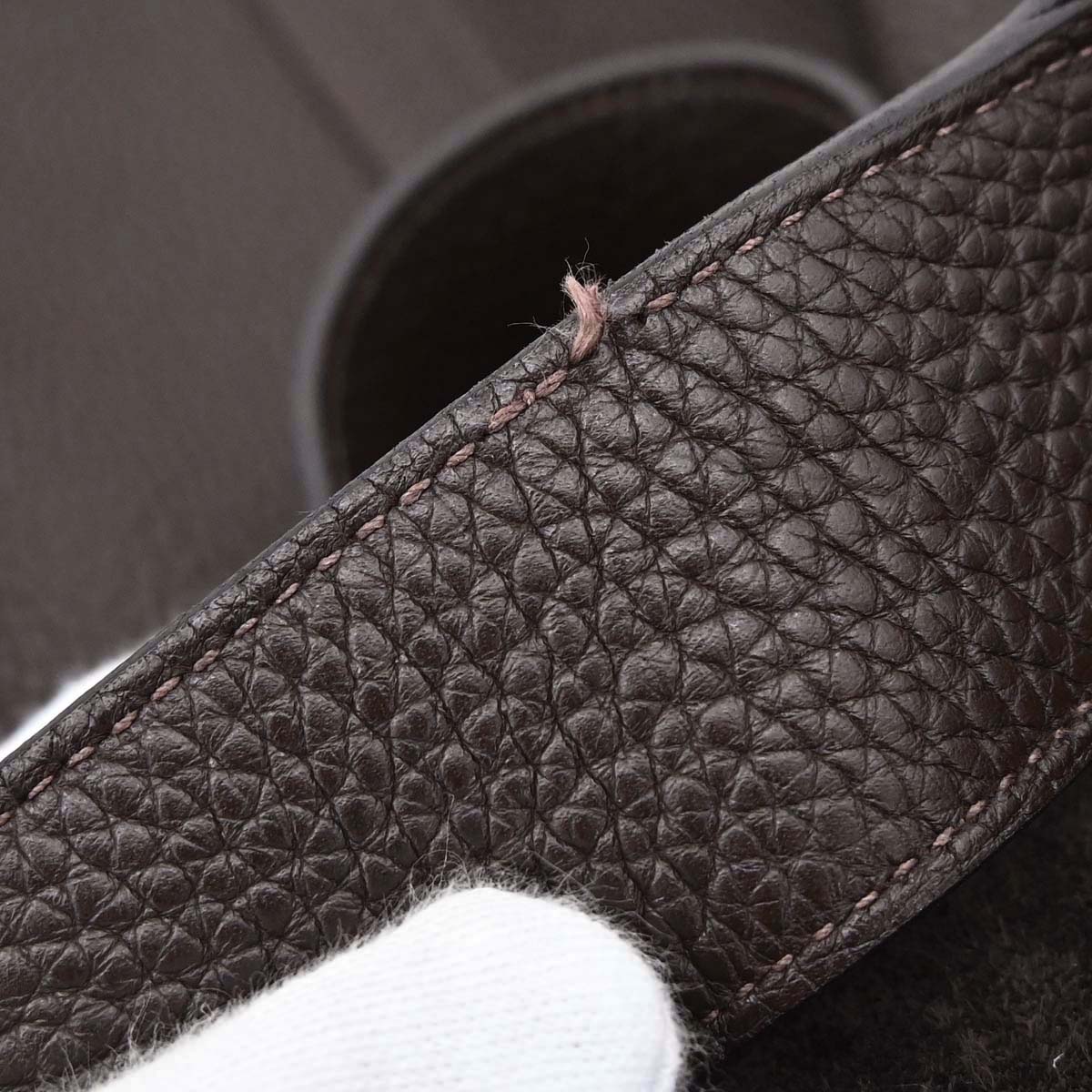 Hermes Cafe Taurillon Clemence Picotin 31 TGM Handbag