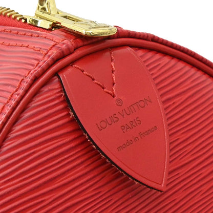 Louis Vuitton Red Epi Keepall 50 Travel Handbag M42967