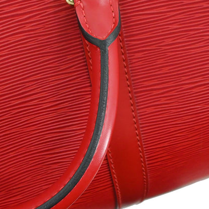 Louis Vuitton Red Epi Keepall 50 Travel Handbag M42967