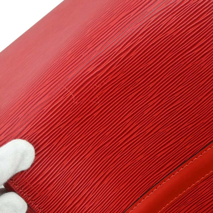 Louis Vuitton Red Epi Keepall 50 Travel Handbag M42967
