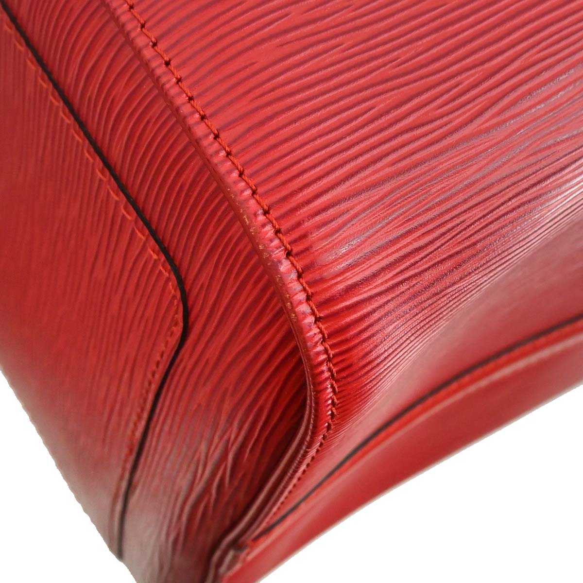 Louis Vuitton Red Epi Keepall 50 Travel Handbag M42967
