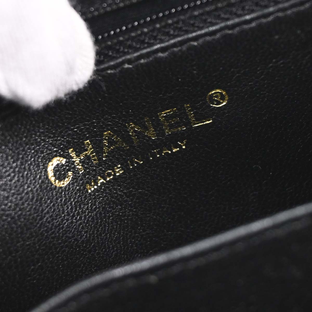 Chanel 2003-2004 Black Caviar Medallion Tote Handbag