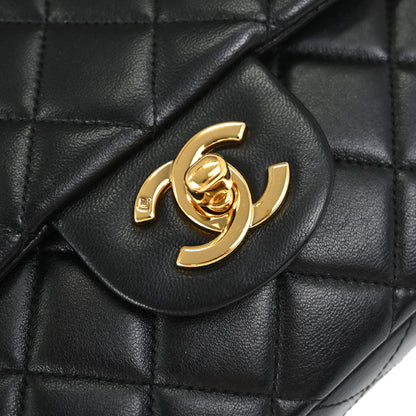 Chanel Black Lambskin Flap Backpack