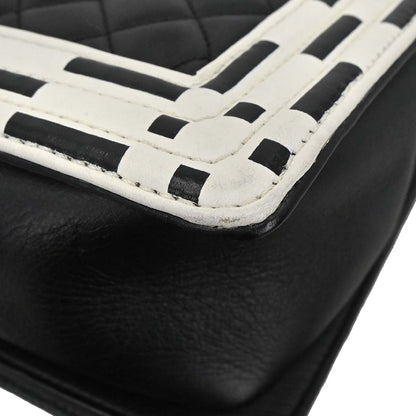 Boy Chanel 2014 Black Lambskin Large Shoulder Bag