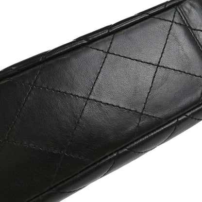 Chanel 1996-1997 Black Lambskin Top Handle Handbag