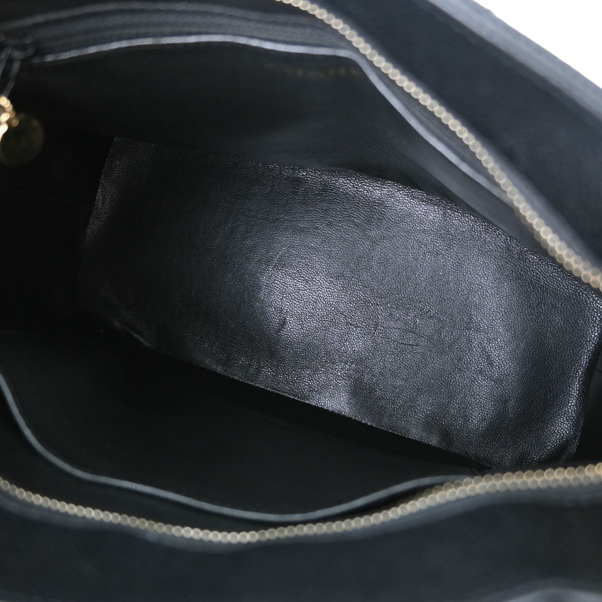 Chanel 2003-2004 Black Caviar Skin Medallion Tote Handbag