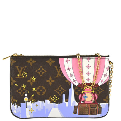 Louis Vuitton Holiday Vivienne Pochette Double Zip Shoulder M68486