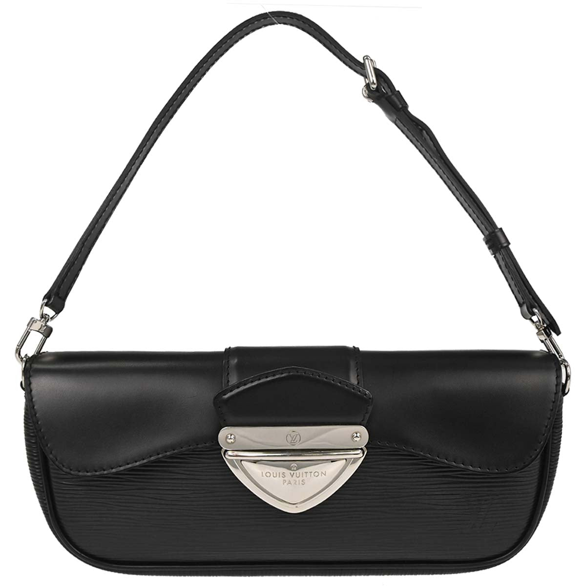 Louis Vuitton Black Epi Pochette Montaigne Handbag M59292