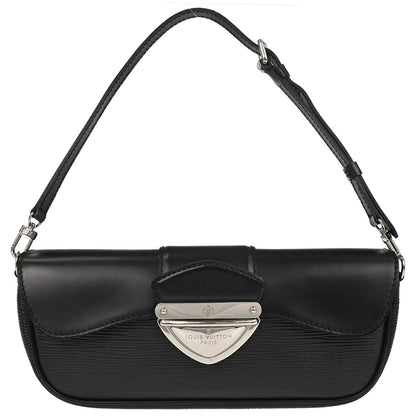 Louis Vuitton Black Epi Pochette Montaigne Handbag M59292