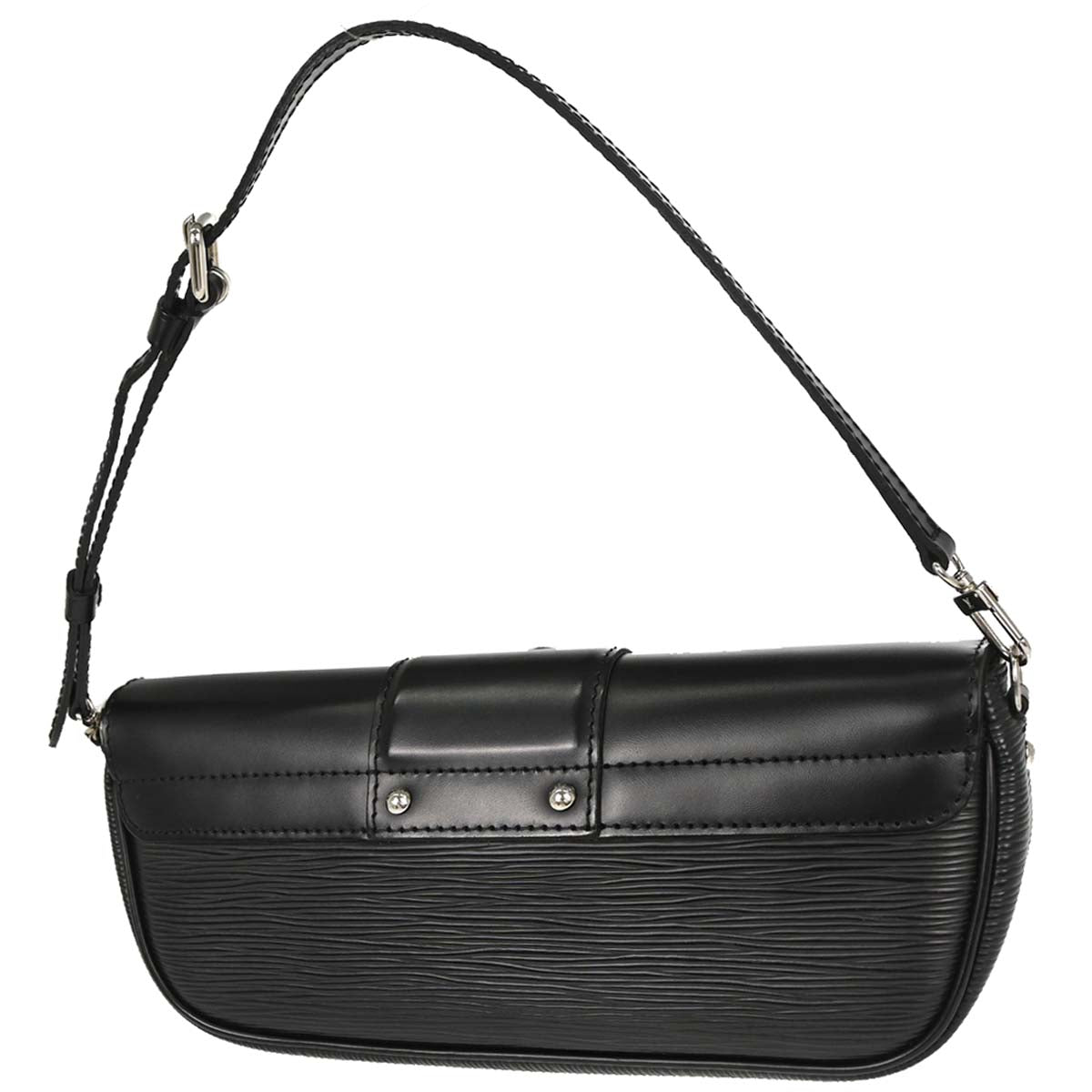 Louis Vuitton Black Epi Pochette Montaigne Handbag M59292