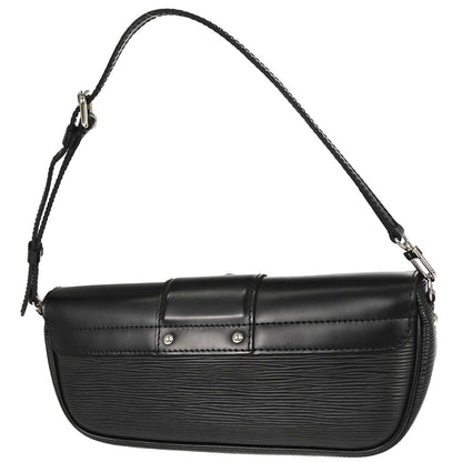 Louis Vuitton Black Epi Pochette Montaigne Handbag M59292