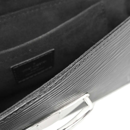 Louis Vuitton Black Epi Pochette Montaigne Handbag M59292