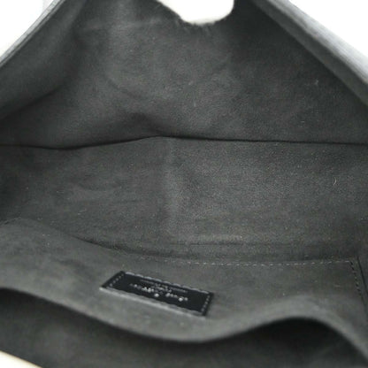 Louis Vuitton Black Epi Pochette Montaigne Handbag M59292
