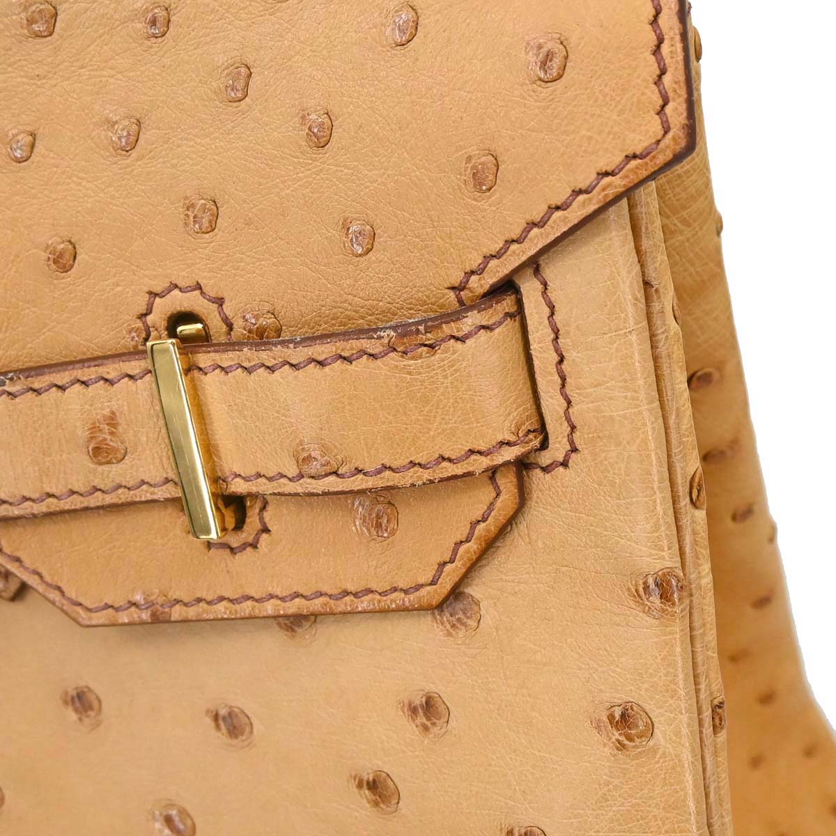 Hermes * Chestnut Ostrich Birkin 30 Handbag