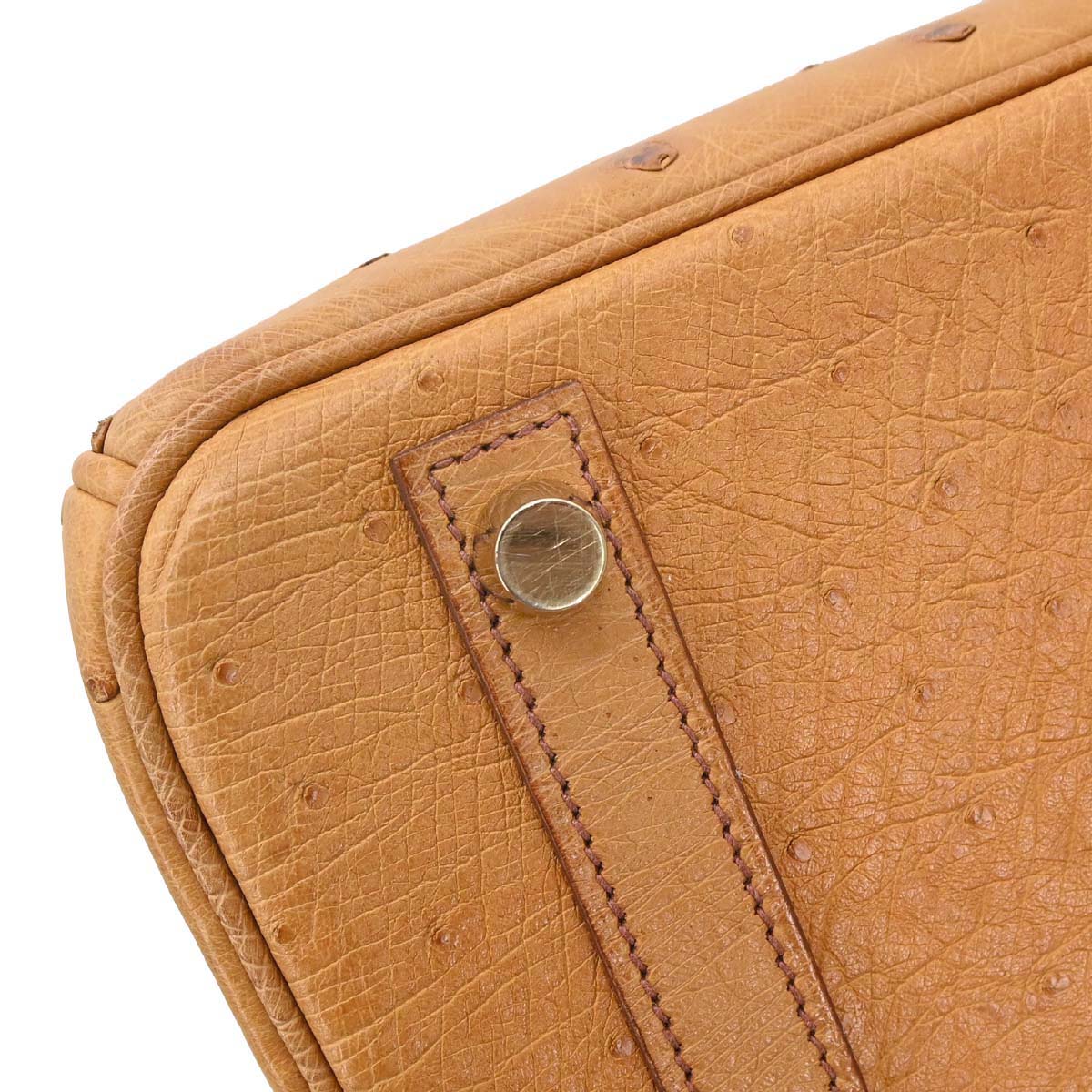 Hermes * Chestnut Ostrich Birkin 30 Handbag