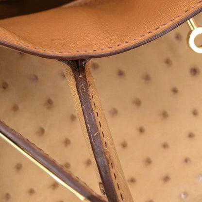 Hermes * Chestnut Ostrich Birkin 30 Handbag