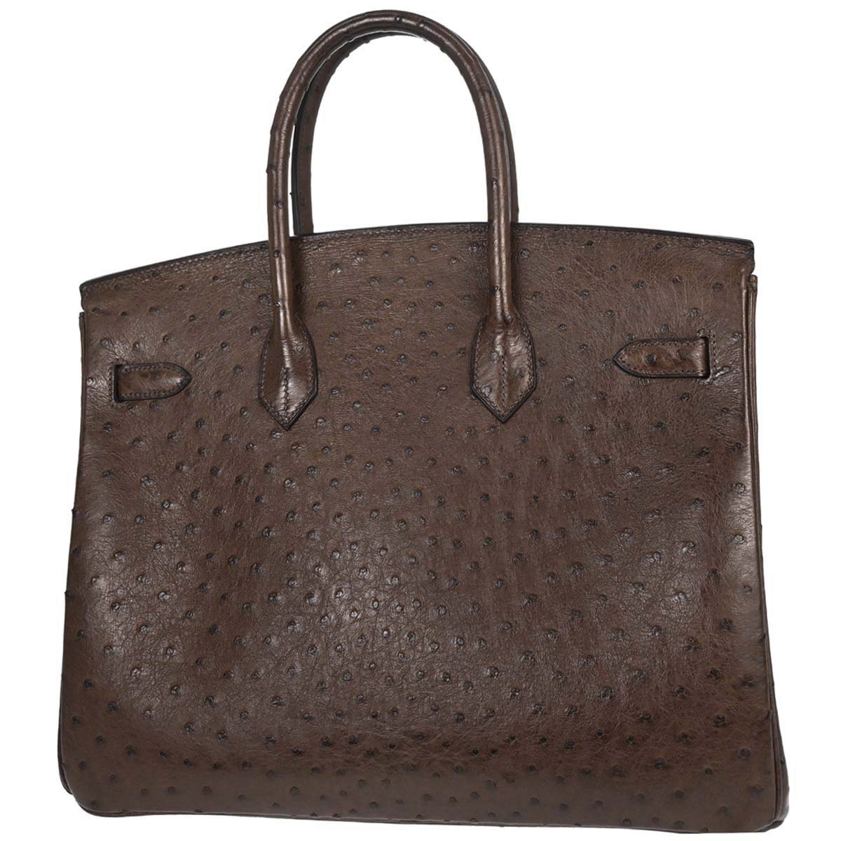 Hermes * Havane Ostrich Birkin 35 Handbag