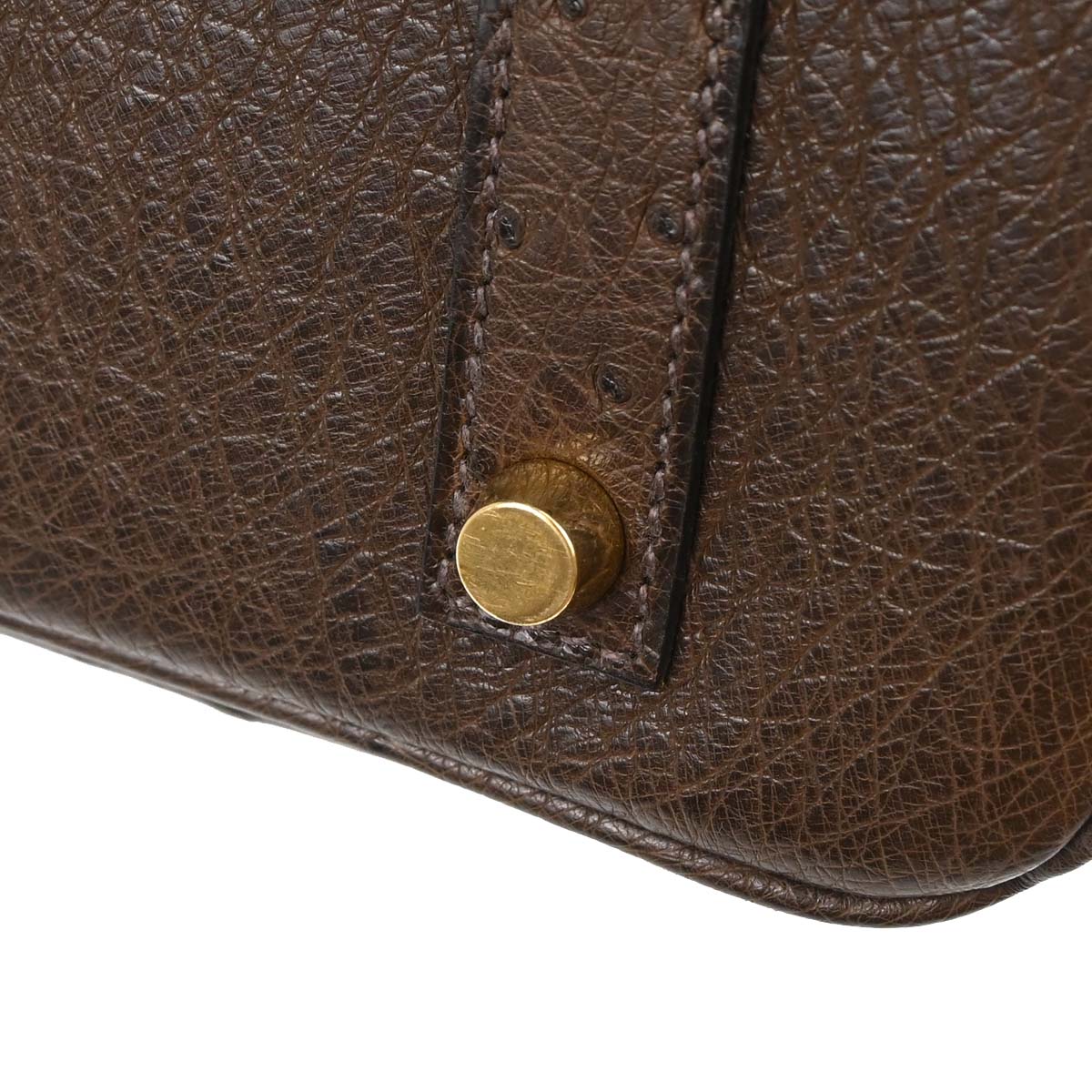 Hermes * Havane Ostrich Birkin 35 Handbag
