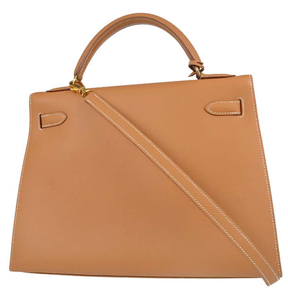Hermes Natural Chamonix Kelly 32 Sellier 2way Shoulder Handbag