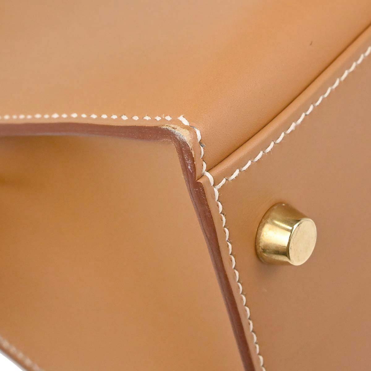 Hermes Natural Chamonix Kelly 32 Sellier 2way Shoulder Handbag
