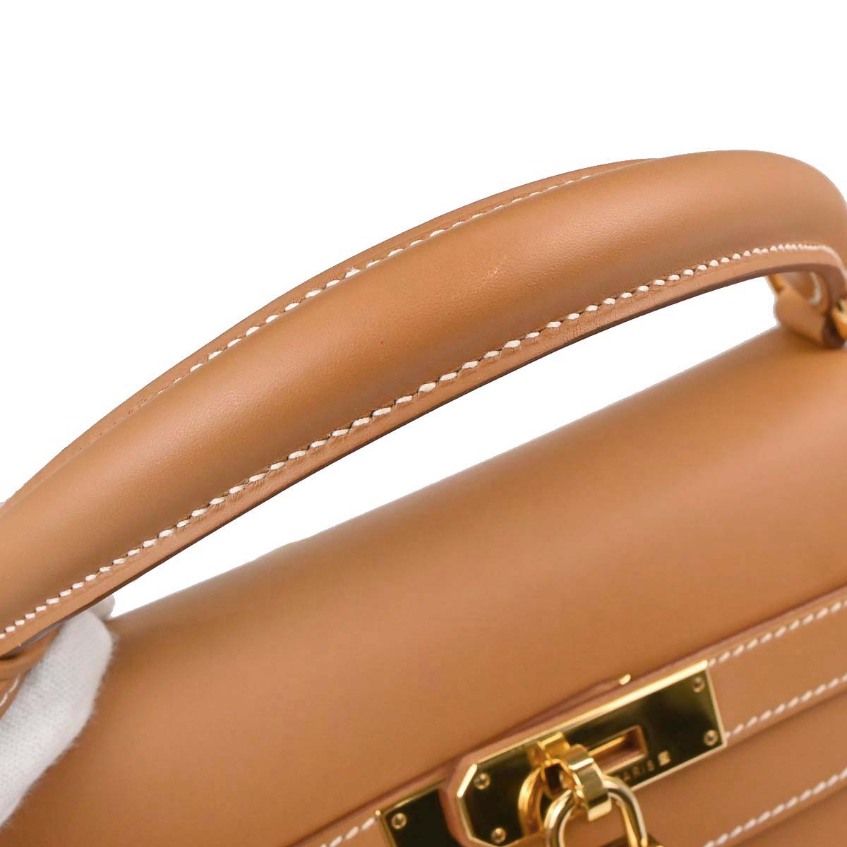 Hermes Natural Chamonix Kelly 32 Sellier 2way Shoulder Handbag