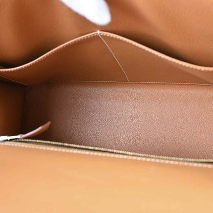 Hermes Natural Chamonix Kelly 32 Sellier 2way Shoulder Handbag