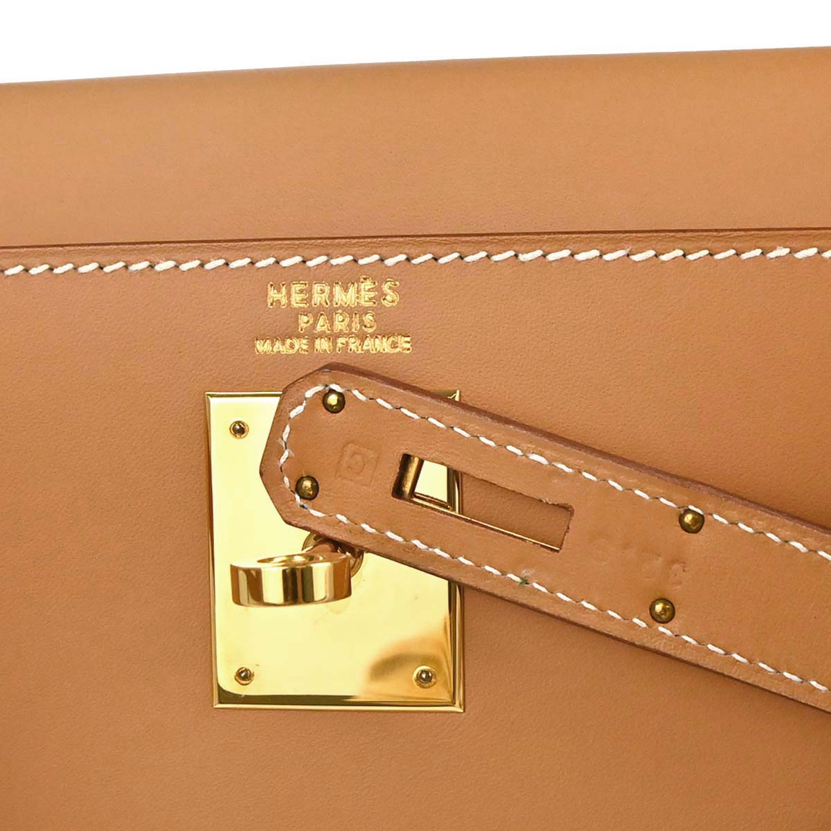 Hermes Natural Chamonix Kelly 32 Sellier 2way Shoulder Handbag