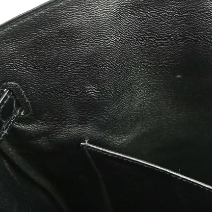 Hermes * Black Porosus Birkin 35 Handbag