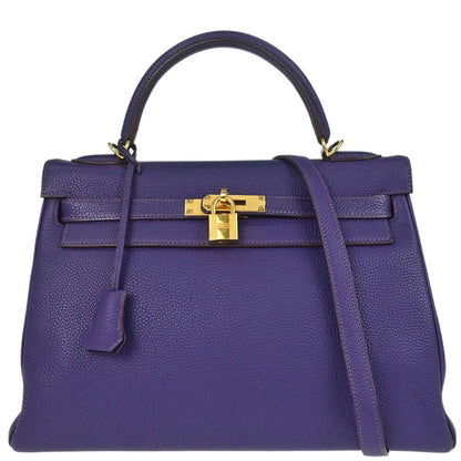 Hermes Iris Togo Kelly 32 Retourne 2way Shoulder Handbag