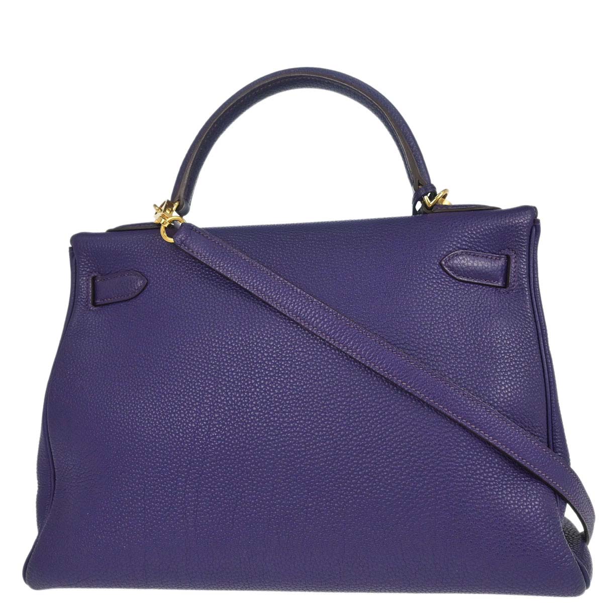 Hermes Iris Togo Kelly 32 Retourne 2way Shoulder Handbag