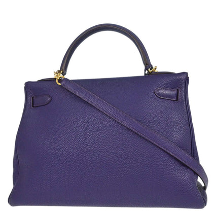 Hermes Iris Togo Kelly 32 Retourne 2way Shoulder Handbag