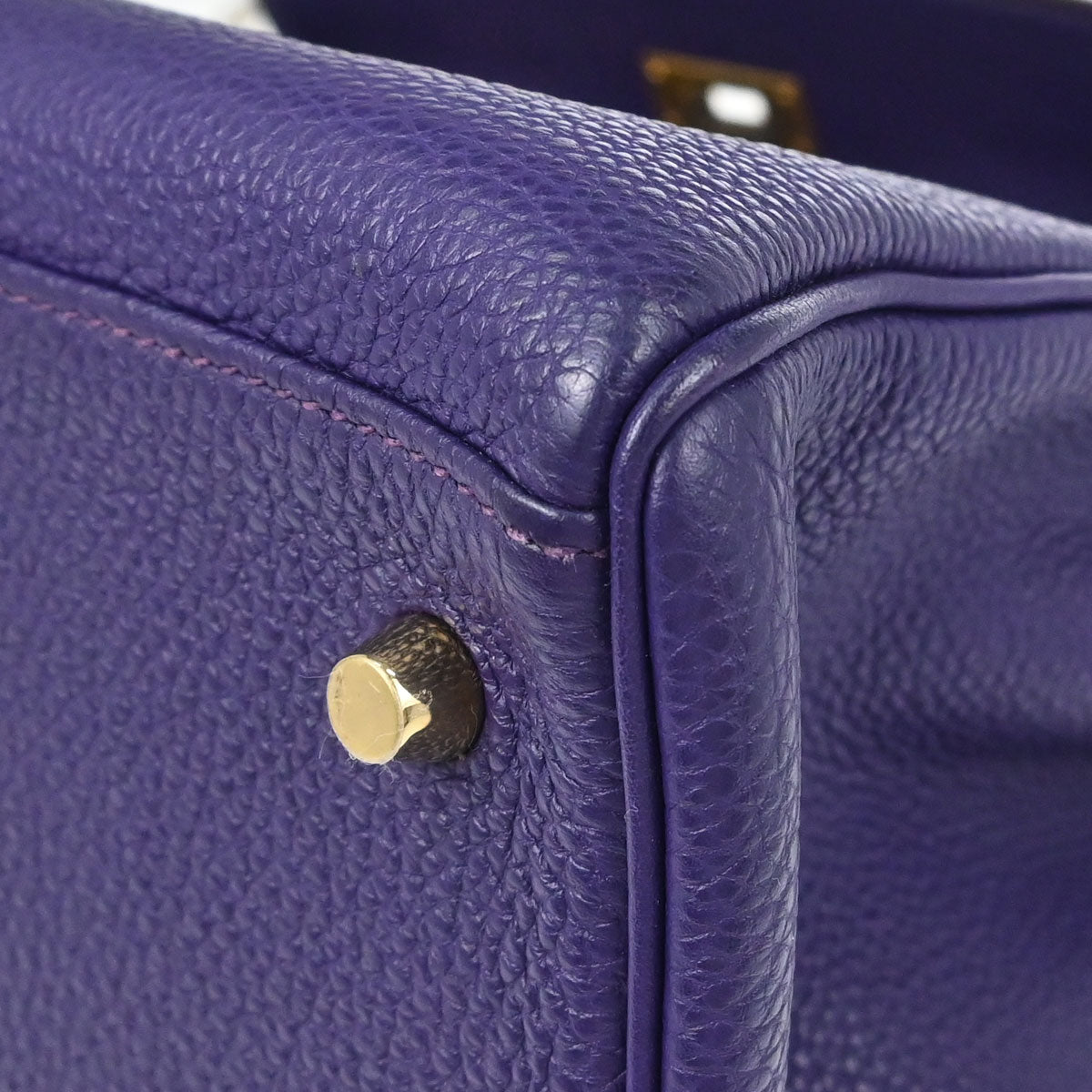 Hermes Iris Togo Kelly 32 Retourne 2way Shoulder Handbag