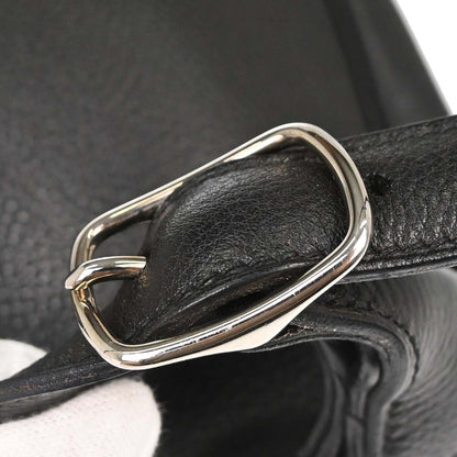 Hermes Black Togo Trim 31 Shoulder Bag
