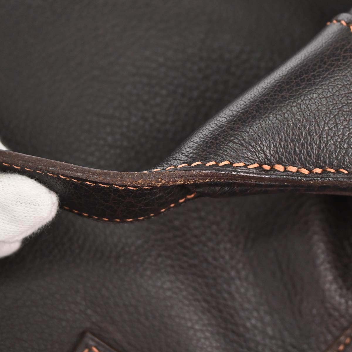 Hermes Havane Togo Trim 31 Shoulder Bag
