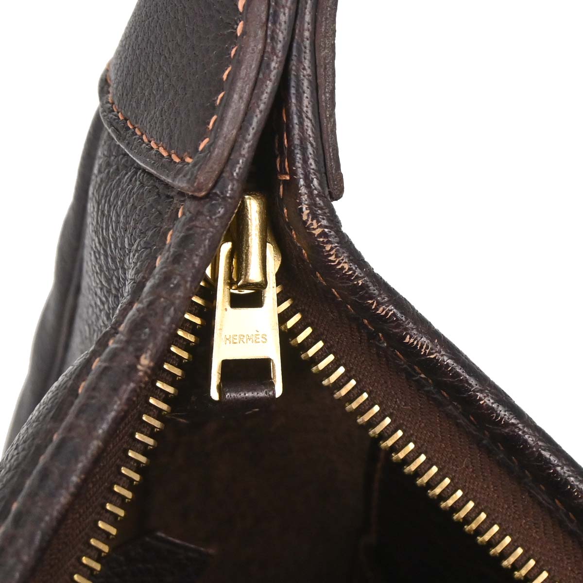 Hermes Havane Togo Trim 31 Shoulder Bag