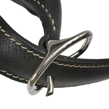 Hermes Black Lisse Trim 31 Shoulder Bag