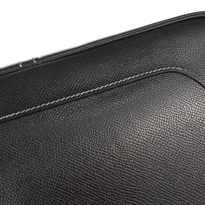 Hermes Black Lisse Trim 31 Shoulder Bag