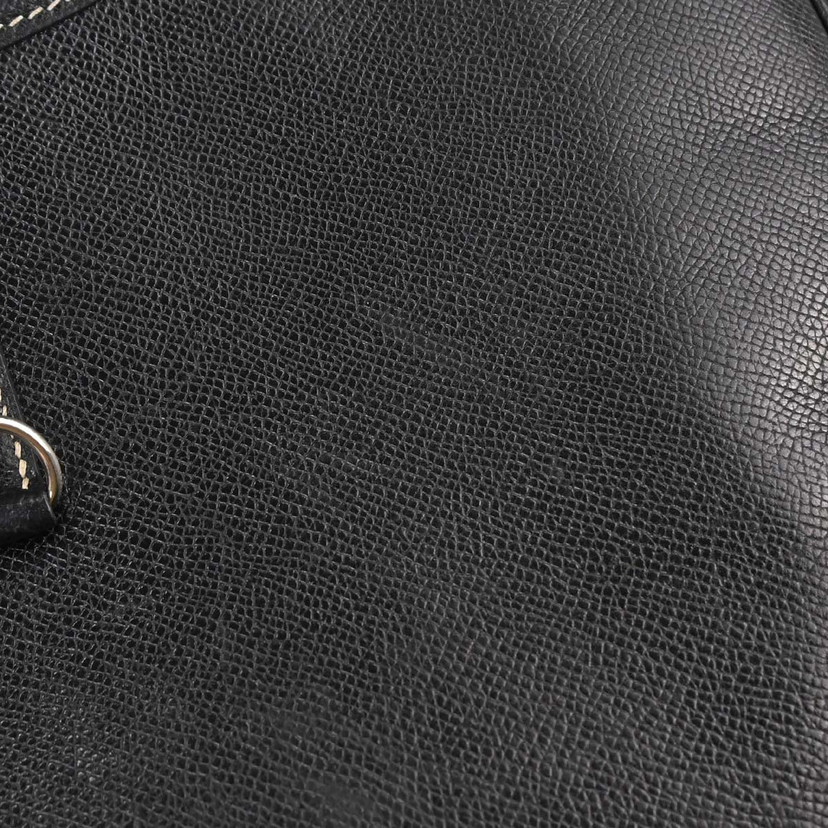 Hermes Black Lisse Trim 31 Shoulder Bag