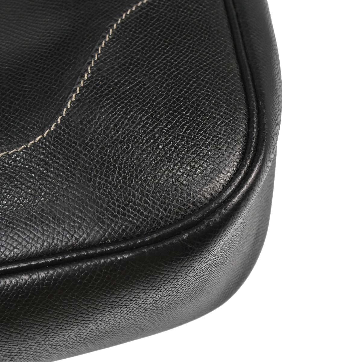 Hermes Black Lisse Trim 31 Shoulder Bag