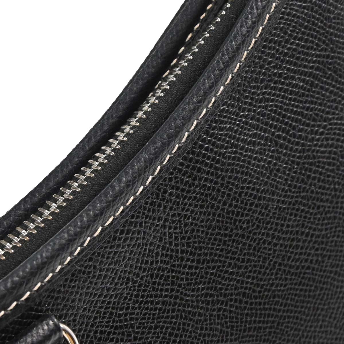 Hermes Black Lisse Trim 31 Shoulder Bag