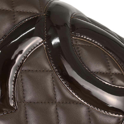 Chanel 2005-2006 Brown Calfskin Cambon Ligne Tote Handbag