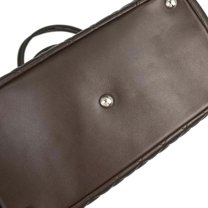 Chanel 2005-2006 Brown Calfskin Cambon Ligne Tote Handbag