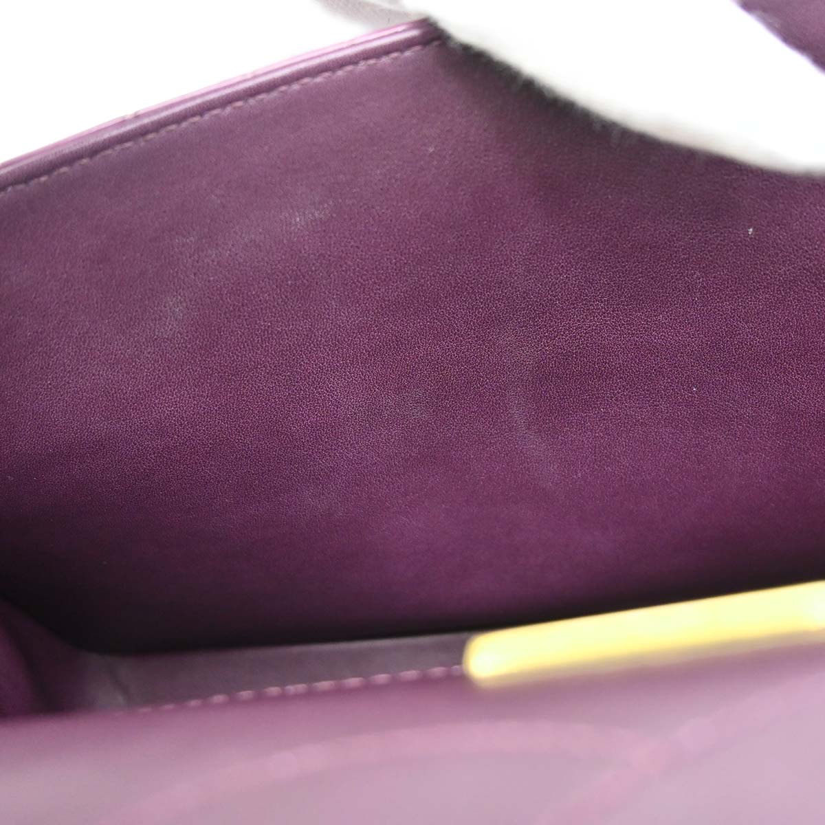 Chanel * Purple Crocodile Classic Single Flap Shoulder Bag