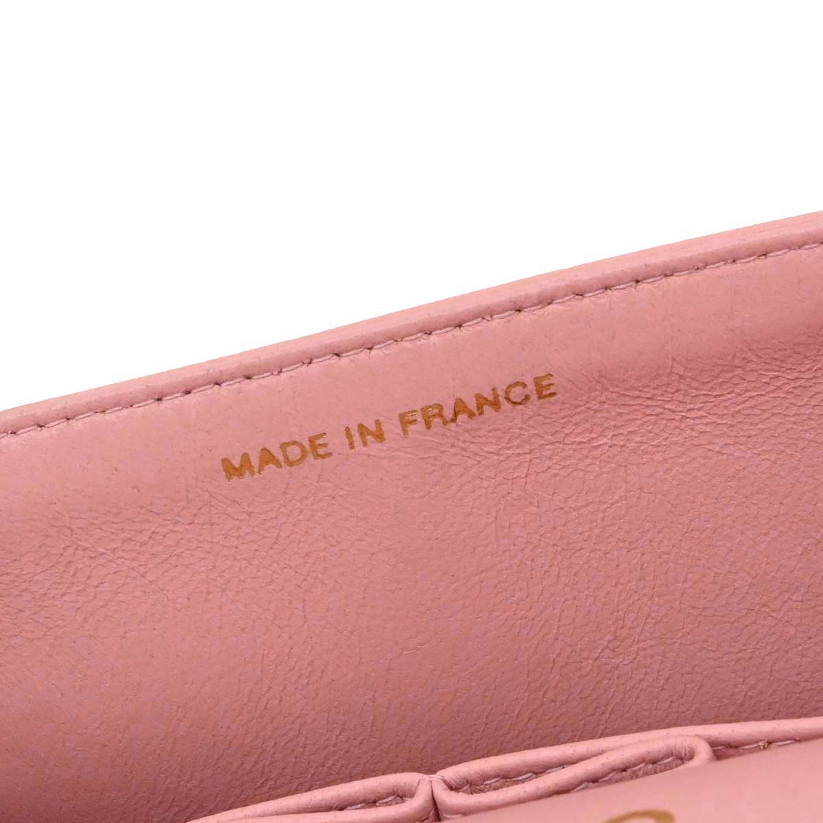 Chanel Pink Lambskin Medium Classic Double Flap Shoulder Bag