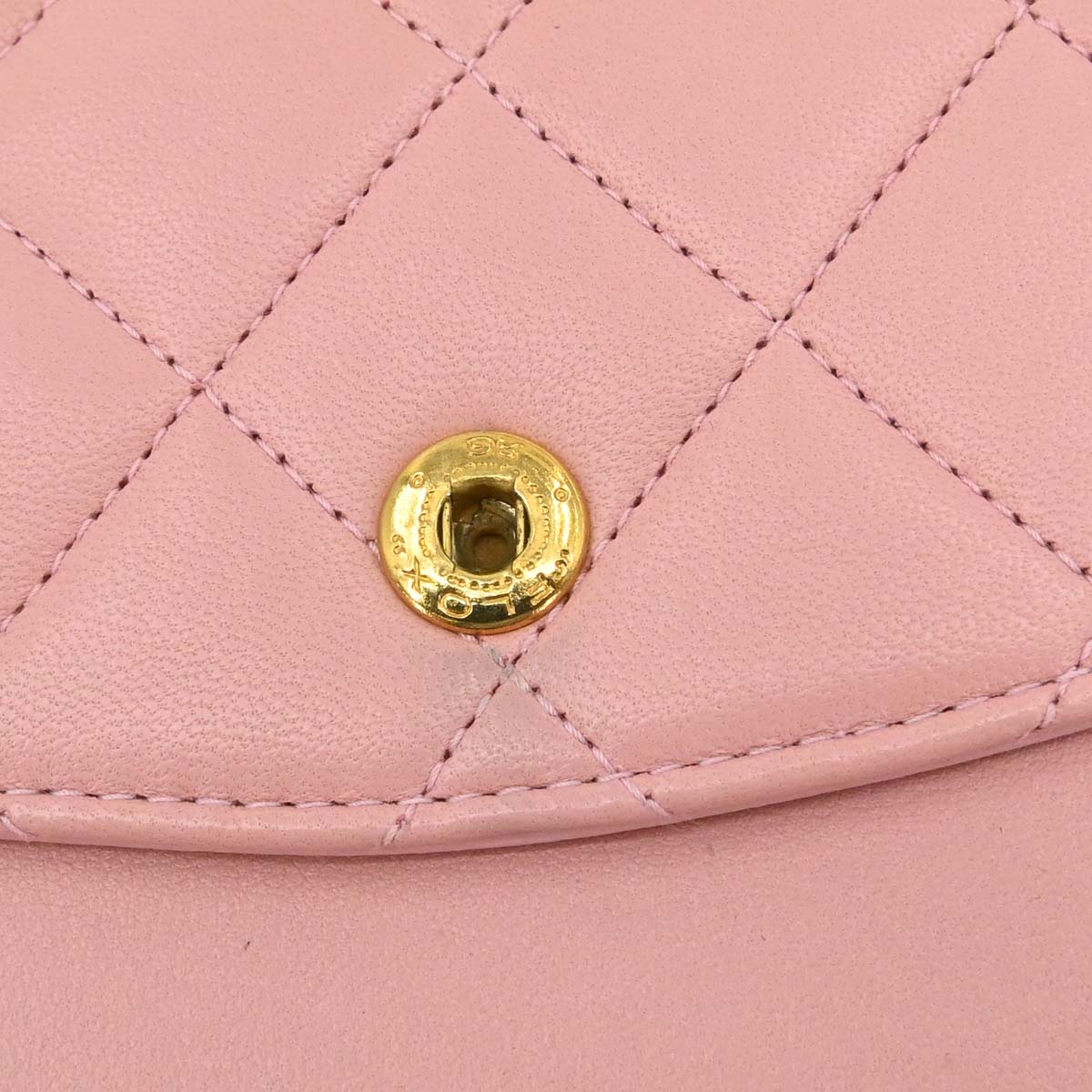 Chanel Pink Lambskin Medium Classic Double Flap Shoulder Bag
