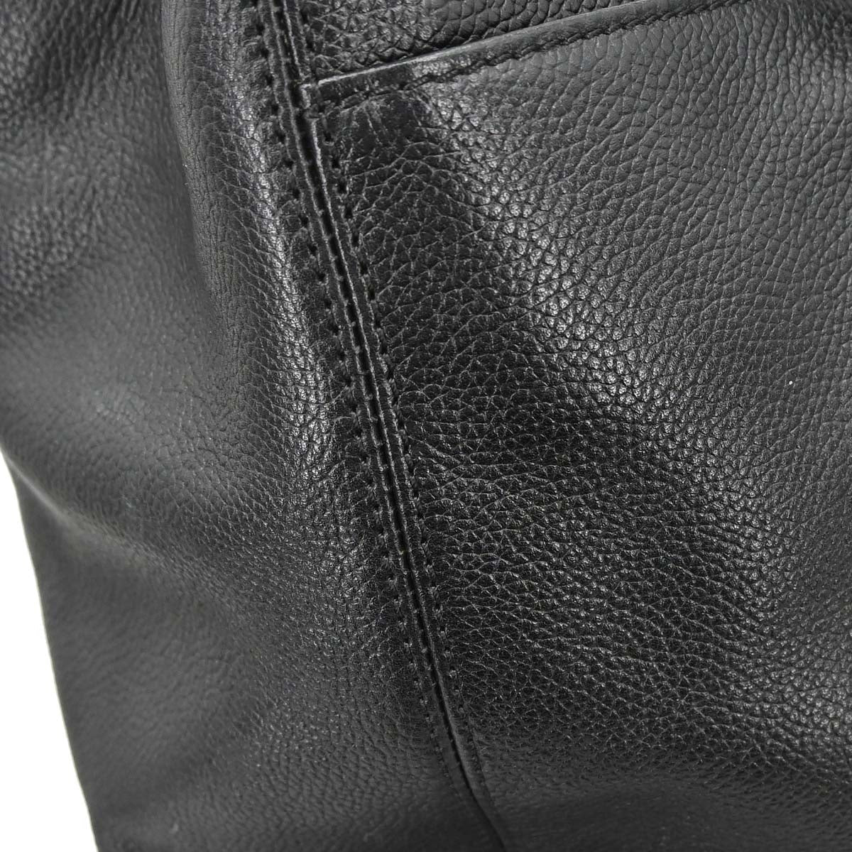Chanel Black Calfskin Executive Cerf 2way Shoulder Tote Bag