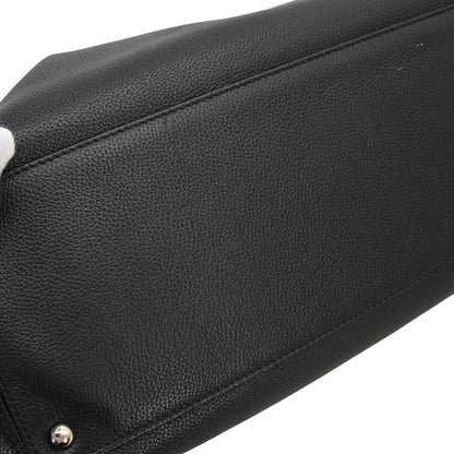 Chanel Black Calfskin Executive Cerf 2way Shoulder Tote Bag