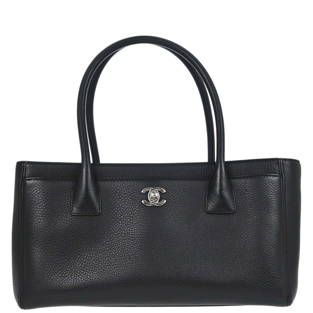 Chanel Black Deerskin Executive Cerf Tote Bag