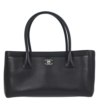 Chanel Black Deerskin Executive Cerf Tote Bag