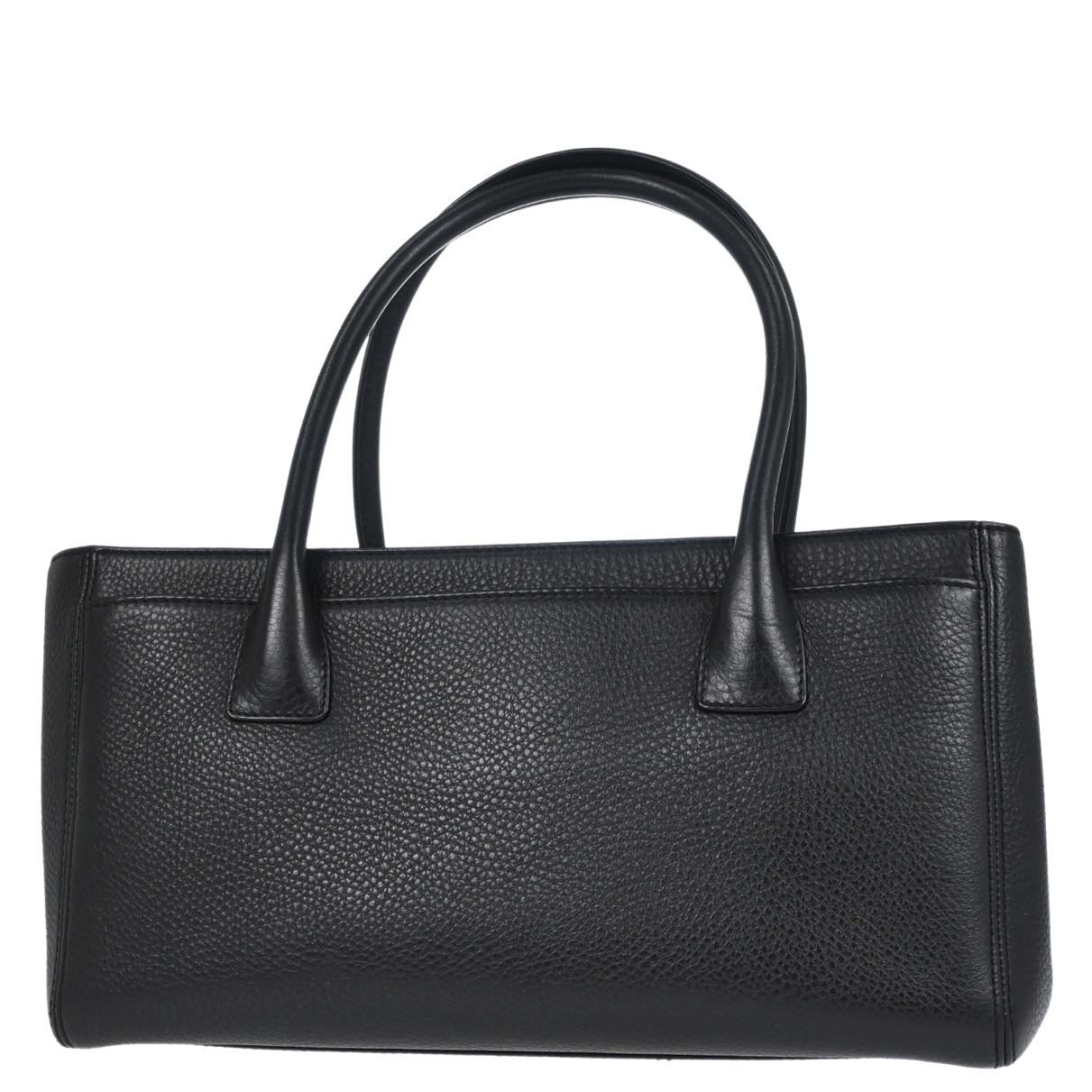 Chanel Black Deerskin Executive Cerf Tote Bag